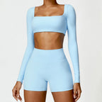 Form Me Long Sleeve Short Set