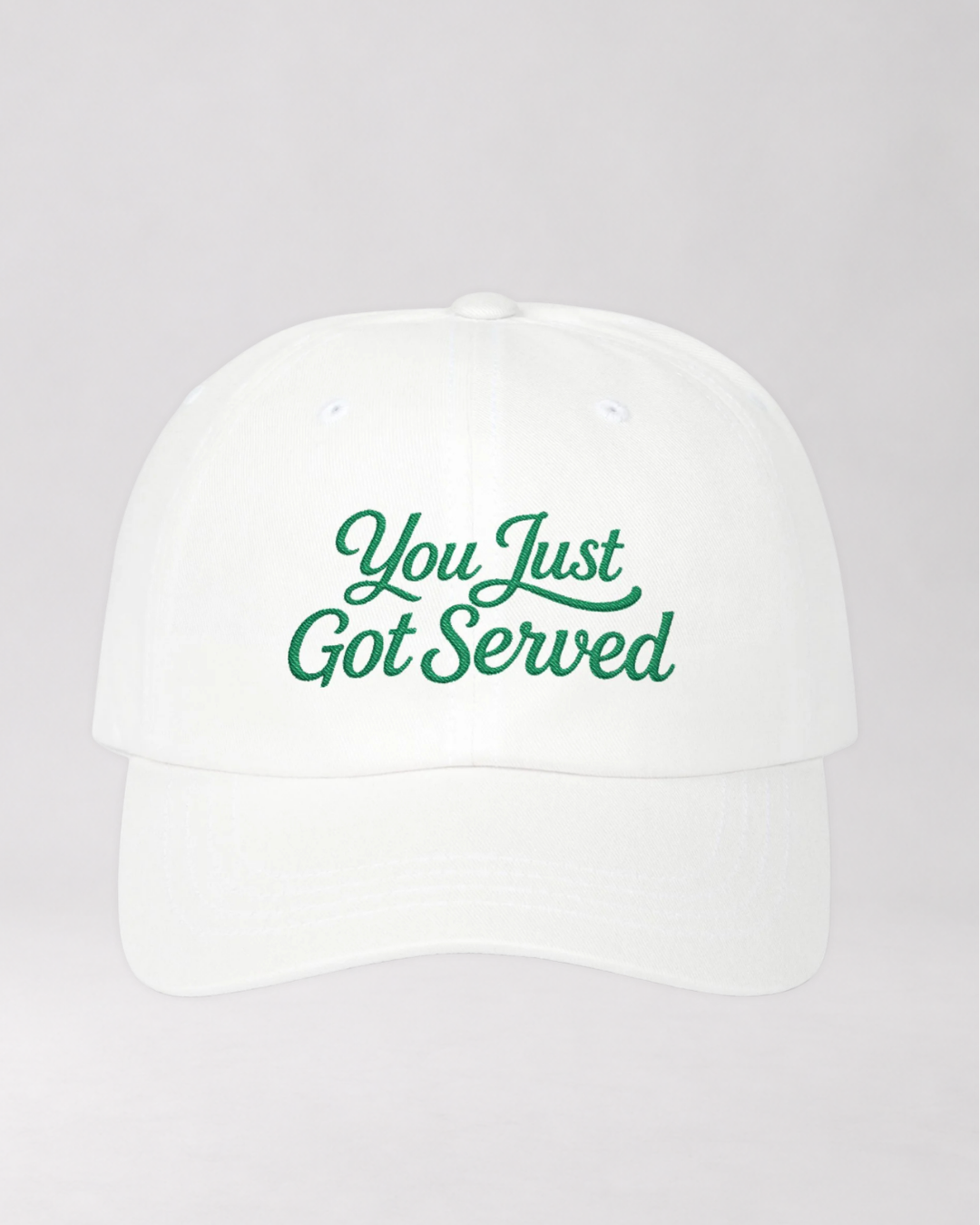 You Just Got Served Cap - White Edition