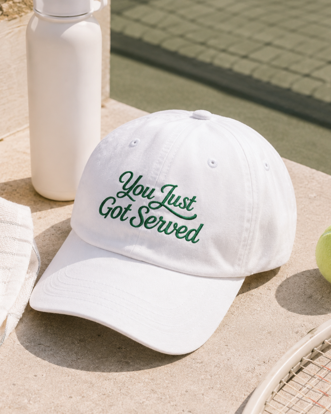 You Just Got Served Cap - White Edition