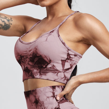 Tie Dye Seamless Sports Bra