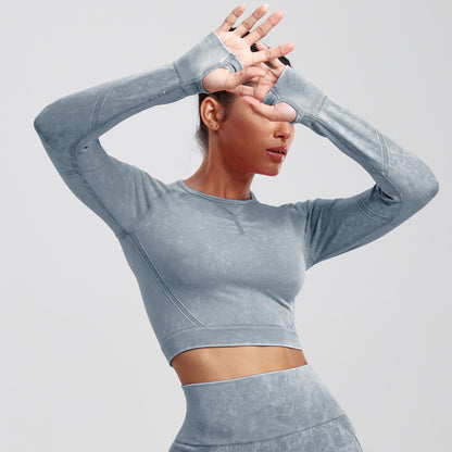 Cloud 2.0 Seamless Long Sleeve Crop Top